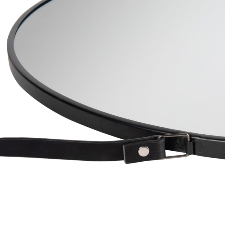 Espejo redondo de metal negro D.55-CODY cropped-2