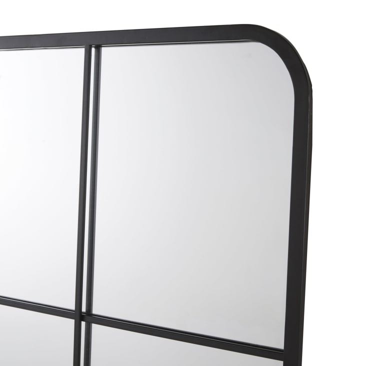 Espejo enmarcado rectangular Ventana 8 Vues negro 100 x 140 cm