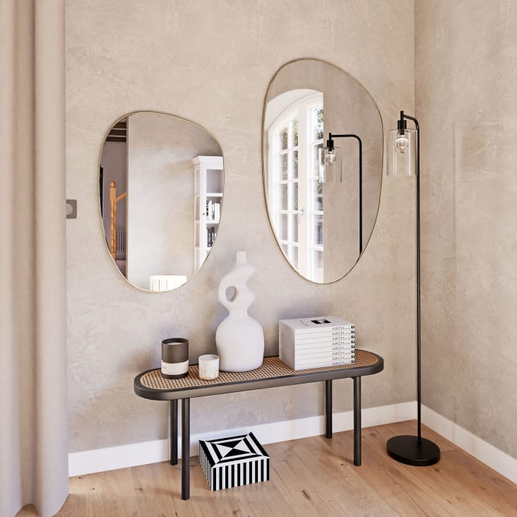 Espejos Ovalados De Metal Dorado (X2) 71 X 120 | Contemporáneo Maisons du  Monde - Nyccheatdayking