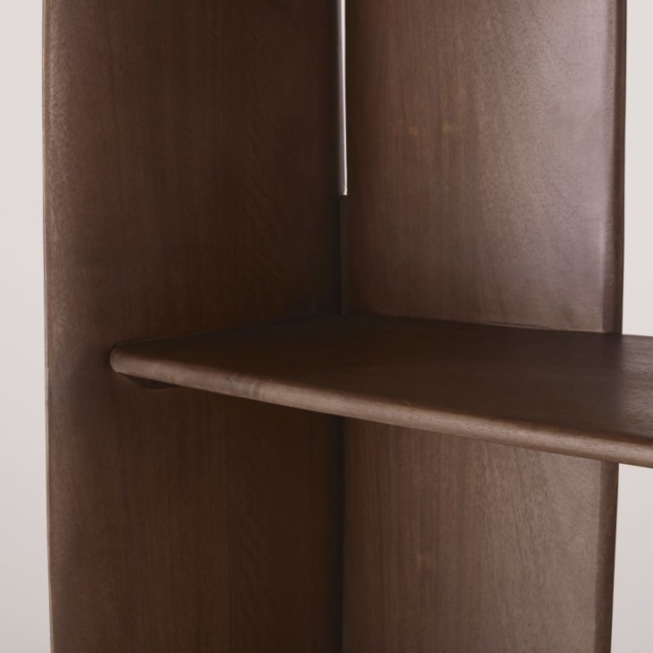 Maison Exclusive Estantería plegable 3 alturas madera acacia marrón  70x31x63 cm