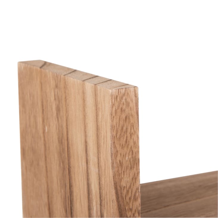 Étagères Flottantes En Bois De Paulownia - Lot De 4, 40 Cm, Style Rustique, Charge Max 10 Kg, Facile à Installer - 3