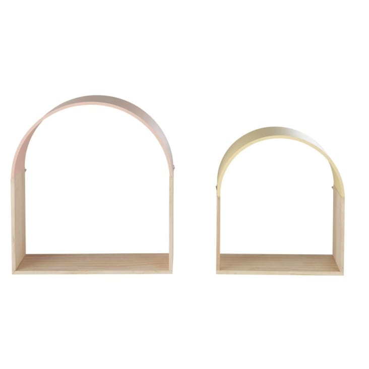 Etagères jaune et rose (x2) WYNWOOD Maisons du Monde