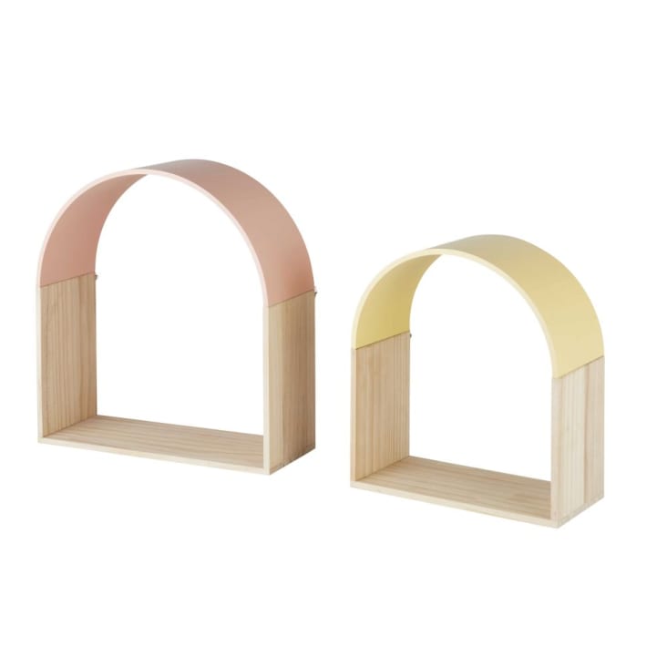 Etagères jaune et rose (x2) WYNWOOD Maisons du Monde