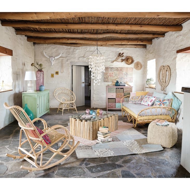 Chaise moumoute vintage home decor -  France