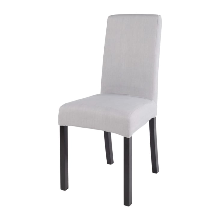 Fodera per sedia in cotone grigia, compatibile con la sedia MARGAUX-MARGAUX