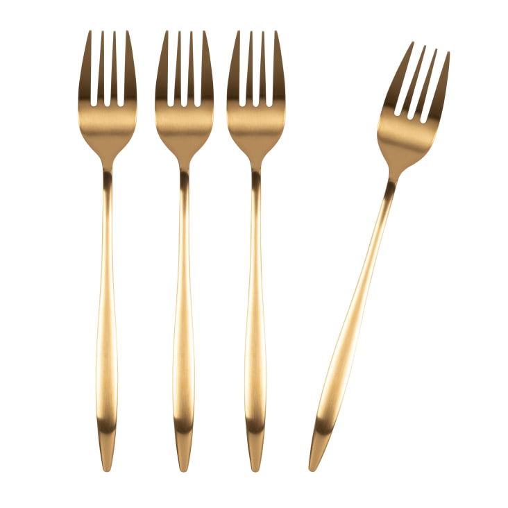 Cuillère 2 Cœurs Inox Doré – Gastronocom – Neuf