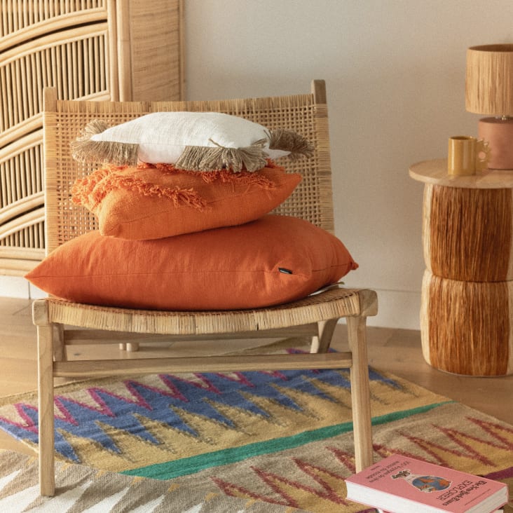 1 Funda De Cojín De 40 Cm X 40 Cm Con Cremallera, Color Piqué Favinho, Color Acanalado De Adán