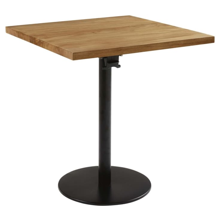 Gamba tavolo pieghevole in metallo nero, 73 cm-Element Business cropped-4