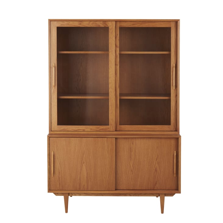Geschirrschrank im Vintage-Stil, 2 Schiebetüren