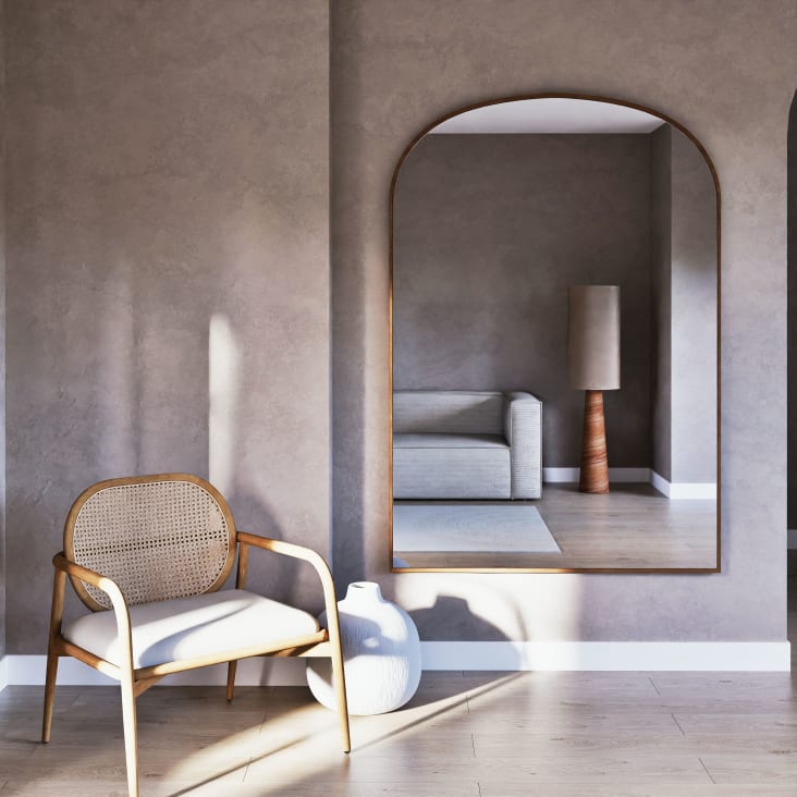 Grande specchio ad arco 117x170 cm