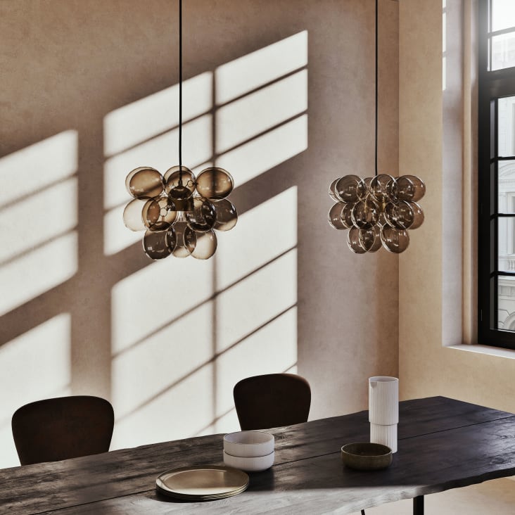 Hängeleuchte 15 Kugeln aus Borosilikatglas Trevor | Maisons du Monde
