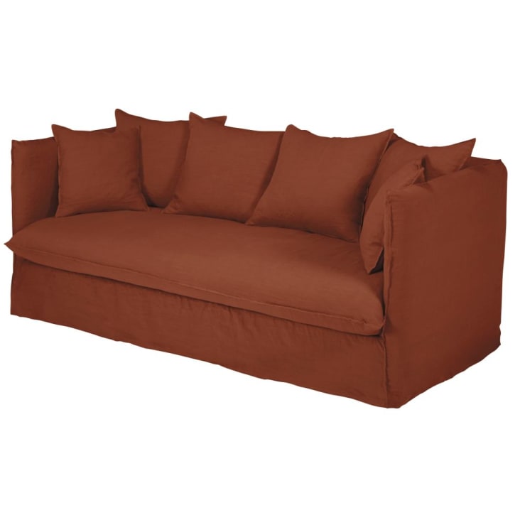 Housse pour meubles de jardin canapé M 150x80x78 terracotta - Protech -  Kerama
