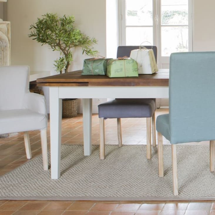 Housse de chaise en lin lavé vert jade, compatible chaise MARGAUX-MARGAUX ambiance-9