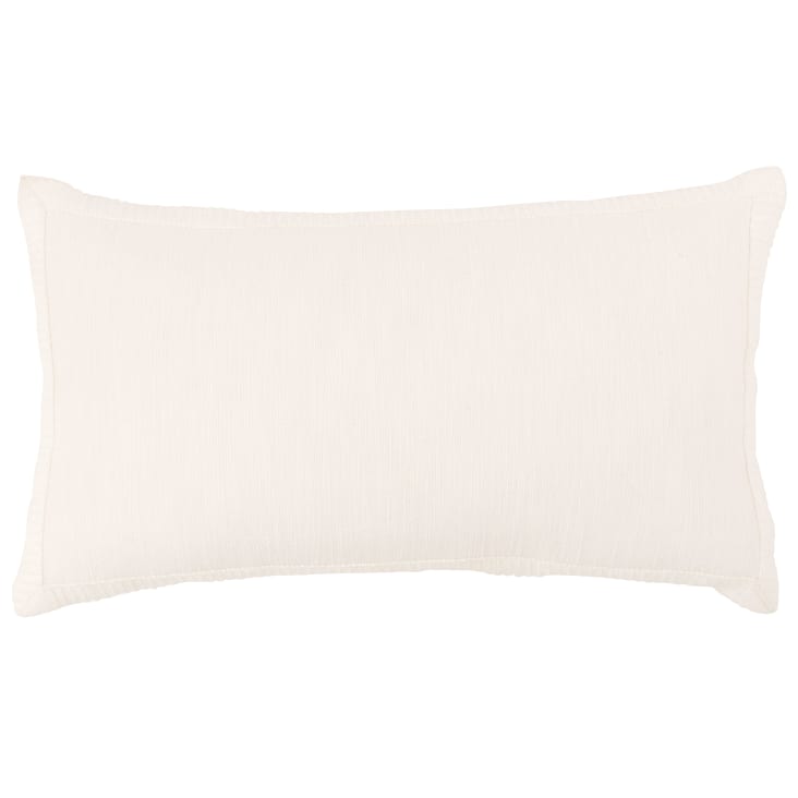 Housse de coussin blanche 50x30 Inac | Maisons du Monde