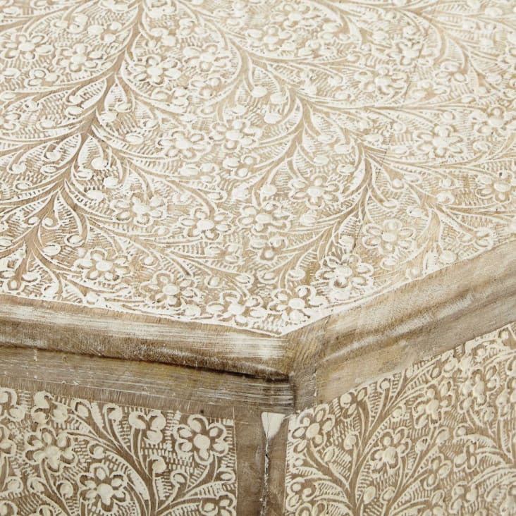 Houten bijzettafel, wit, lengte 49 cm, PATNA-Patna cropped-2