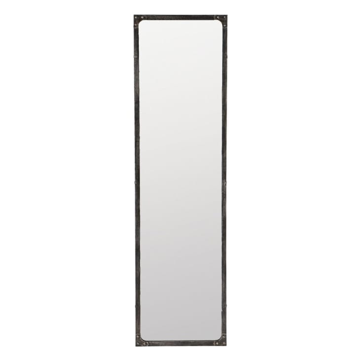 Industriellen Spiegel aus Metall mit Rosteffekt, H165-Cargo