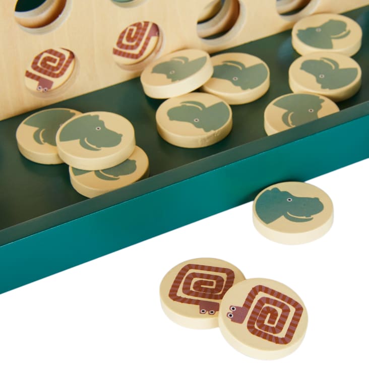 Jeu 4 En Ligne En Bois Géant – Version Grand Format Du Célèbre Jeu – Idéal Pour Famille, Enfants, Soirées Jeux