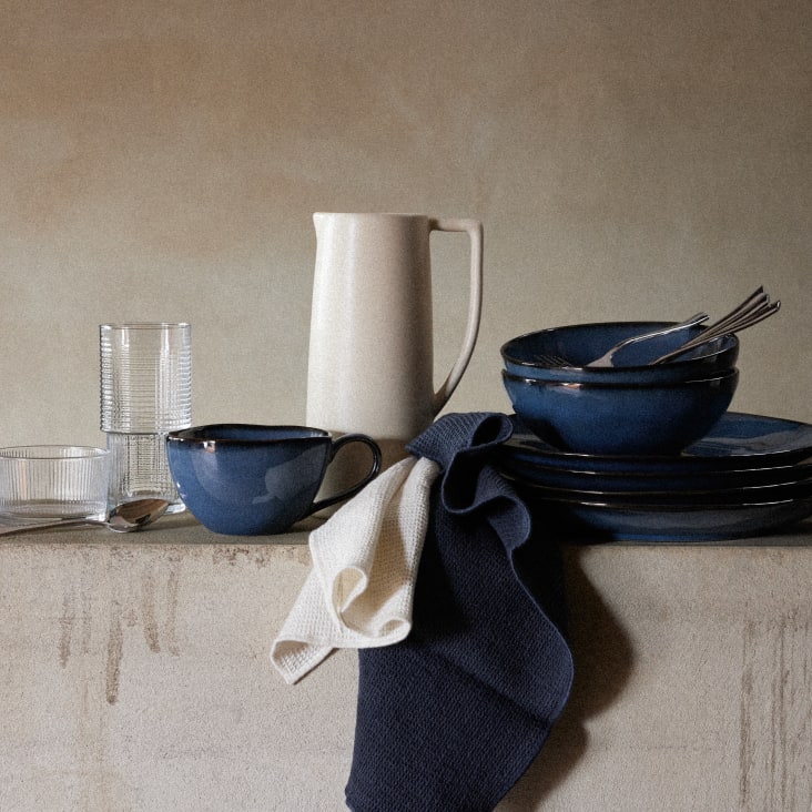 SKL Home Casual Monogram - Juego De Toallas De Mano, S, 16 X 26 Pulgadas, Color Blanco, 2 Unidades