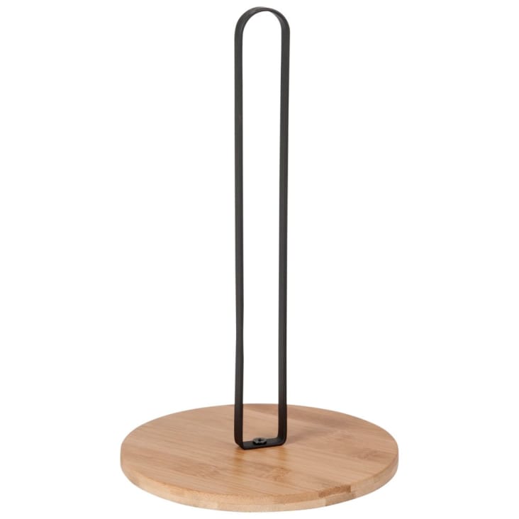 Houten keukenrol houder met 3 lades Houten keukenrol houder met 3 lades