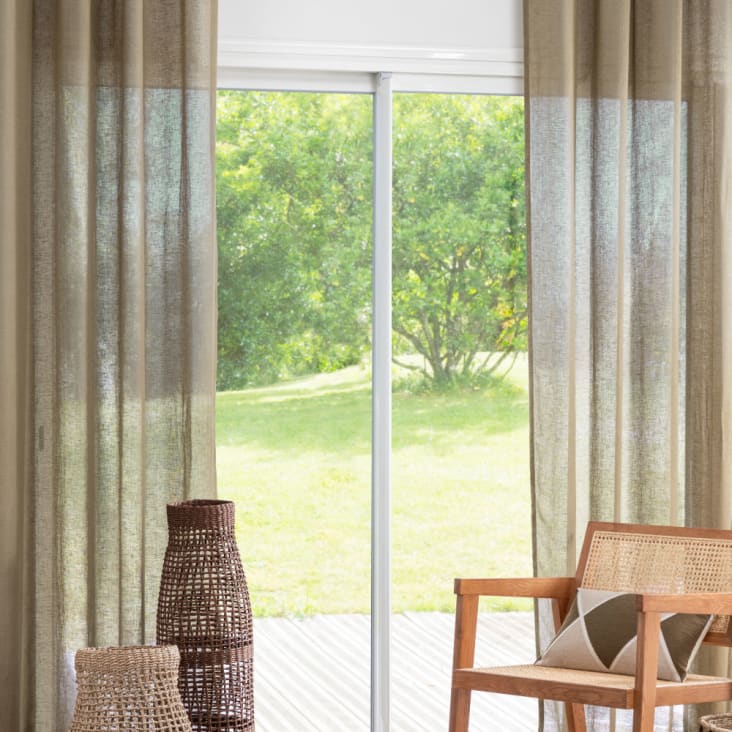 PURPLE LEAF Pergola Seitenvorhang 3x4 M Grau - UV-Schutz & Privatsphäre Für Outdoor-Bereiche