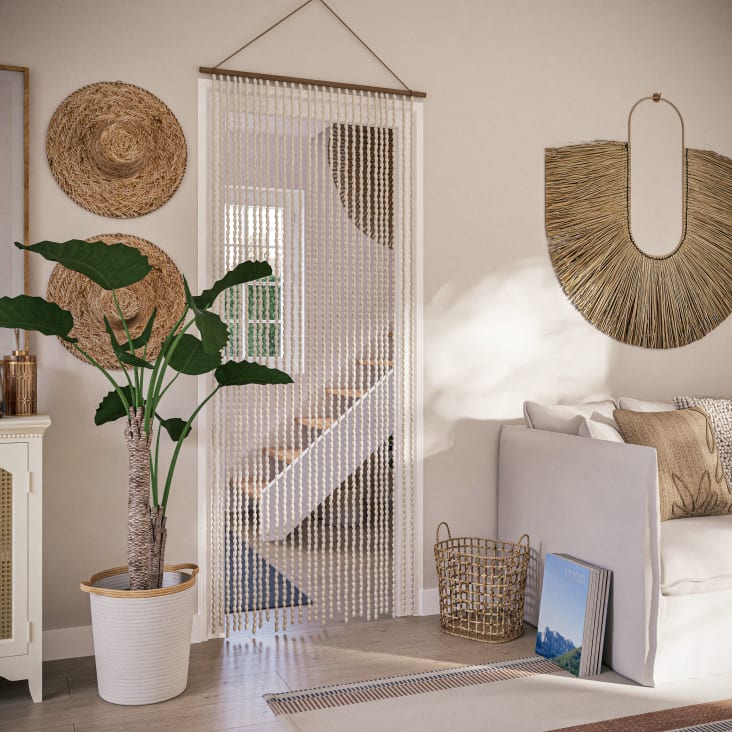Korb Aus Geflochtener Baumwolle Wei H33 Cocoon Maisons Du Monde korb-aus-geflochtener-baumwolle-wei-h33-cocoon-maisons-du-monde