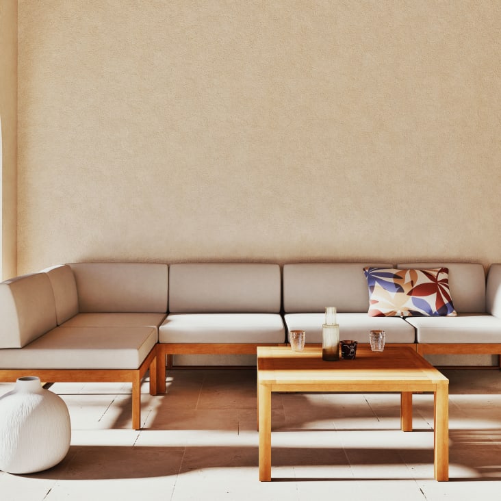 Spetebo Bijzettafel Van Eucalyptushout, 90 X 44 Cm, Tuintafel Van 100% FSC-massief Hout, Geolied, Balkontafel, Houten Tafel, Loungetafel Van Hout, Rechthoekig, Massief