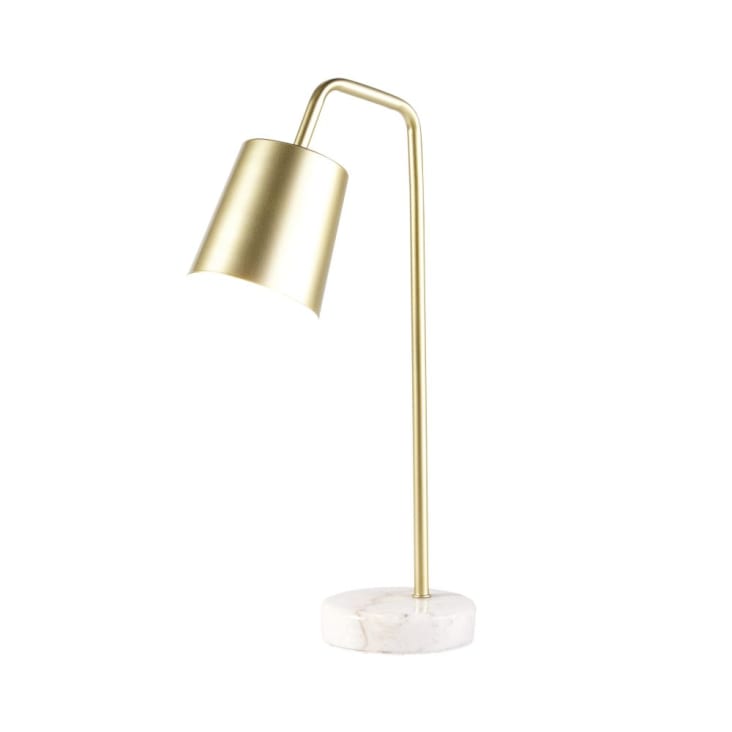Lámpara de escritorio de metal dorado y mármol blanco-ZEN MARKET cropped-3