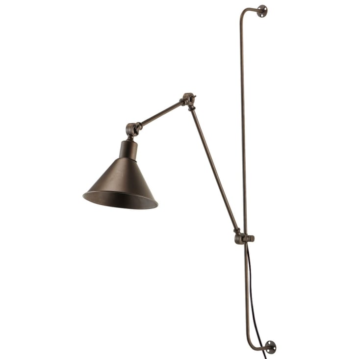 Lámpara de pared de metal con efecto oxidado Al. 90 cm ELLIOT-Elliot