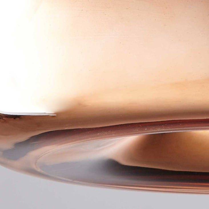 Lámpara de techo de cristal cobrizo D.42-Cherry detail-4
