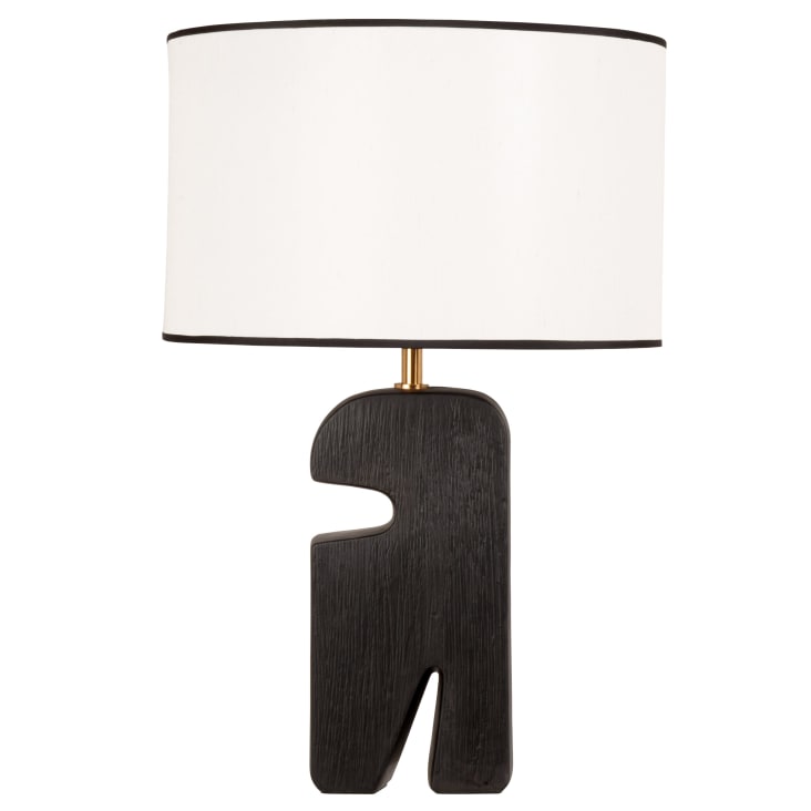 Lampe aus Keramik und Stoffschirm Chucka Maisons du Monde