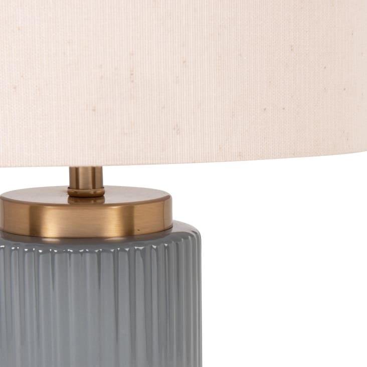 LAMPE DE TABLE MARRUECOS EN CÉRAMIQUE AVEC ABAT-JO | VP Interiorismo