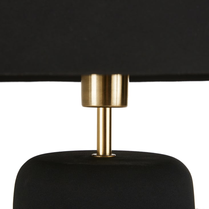 Lampe De Table Champignon En Métal Noir | Leroy Merlin