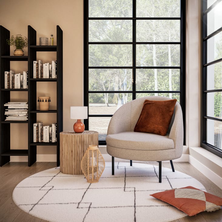 Home Society Candle Tube Hang Kaars in glas Kleur Sand