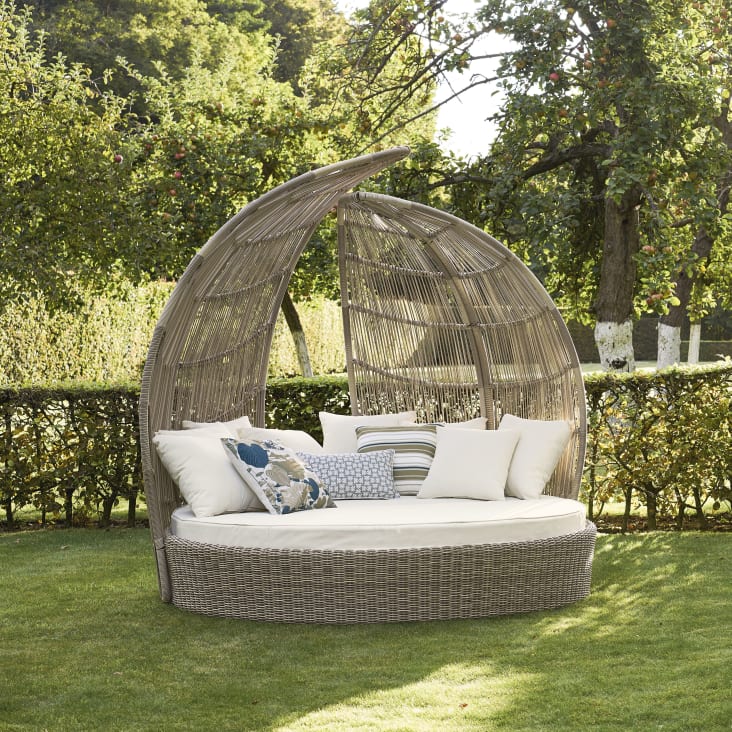 Letto Tondo Divano Esterno Rotondo Letto Da Giardino Rotondo