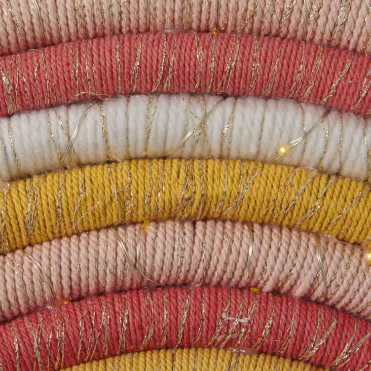 Leuchtdeko Regenbogen, Baumwolle und Schnur, mehrfarbig-SIWA cropped-4
