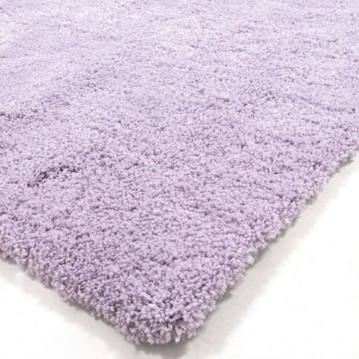 Lila langharig getuft tapijt, 120 170 cm SWEET | Maisons du