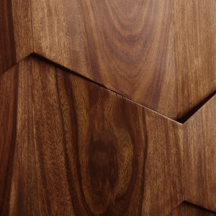 Lit 160x200 en bois de sheesham massif-Quadra detail-3