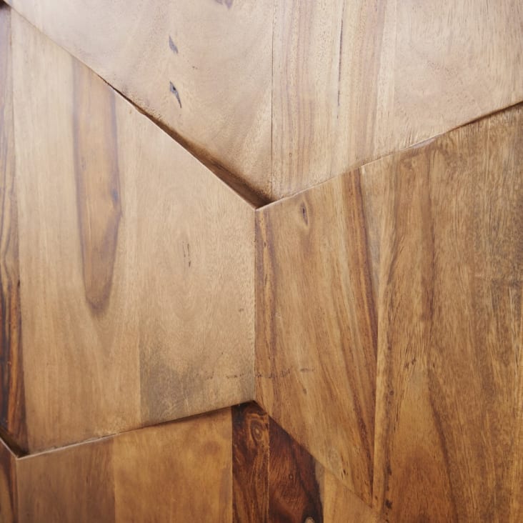 Lit 180x200 vintage en bois de sheesham massif-Quadra cropped-4
