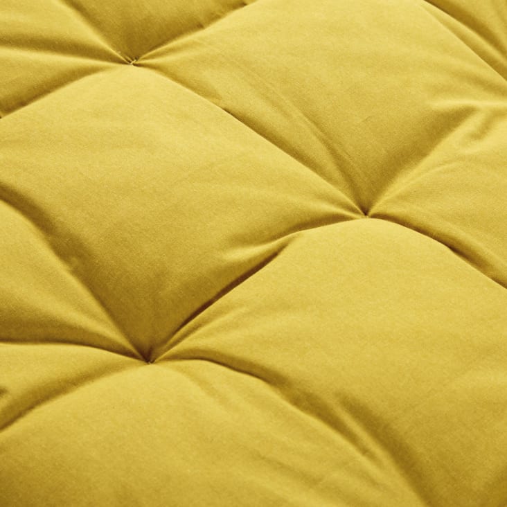 Materasso gaddiposh in cotone giallo senape, 60x120 cm cropped-2