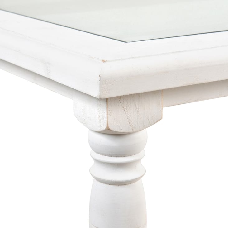 Mesa baja de 2 cajones blanca blanca-Joséphine detail-3
