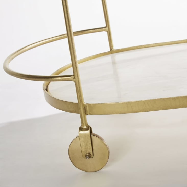 Mesa de apoio de vidro, metal dourado e mármore branco-BONNIE cropped-3