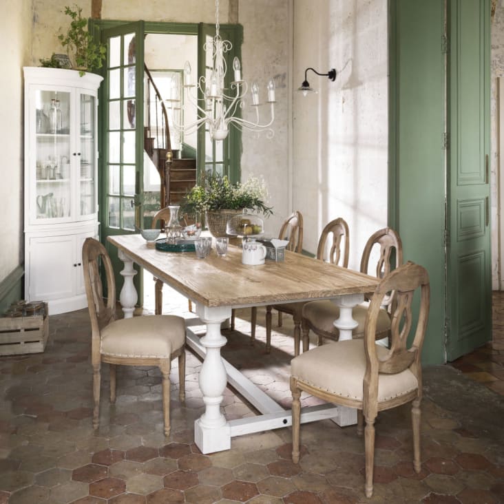 Mesa de comedor y billar para 10/12 personas, 300 cm de largo Provence