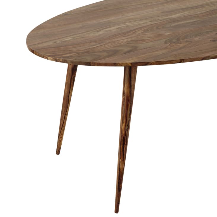Mesa de comedor ovalada de madera maciza de sisu L. 200-Andersen detail-4