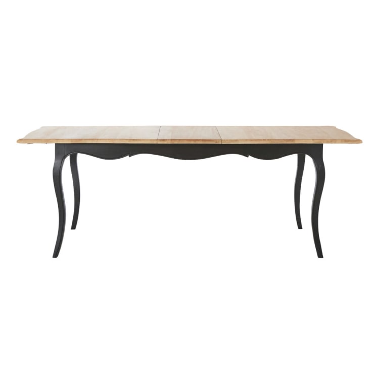 Mesa de jantar extensível de madeira de mangueira largura 180 cm-Versailles cropped-1