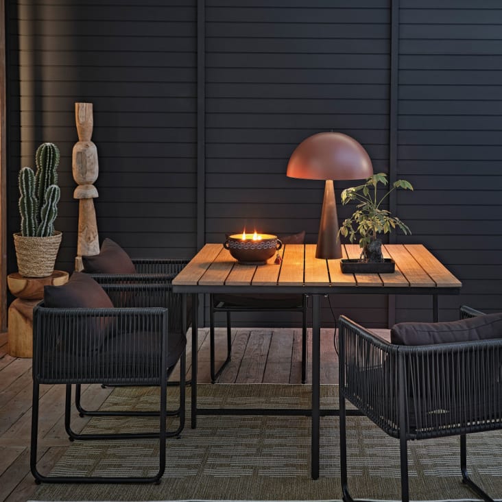 Mesa redonda plegable y sillas, mesa auxiliar pequeña para exteriores,  asientos de ocio para jardín, terraza, patio, fácil de limpiar (color  blanco