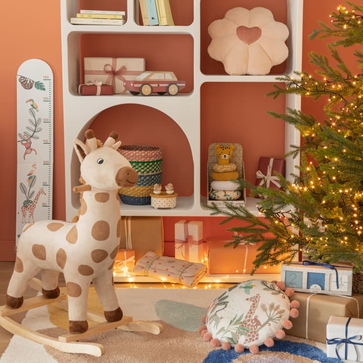 Metro da parete per bambini con stampe animali multicolori 17x97 cm CHAMAREL Maisons du Monde