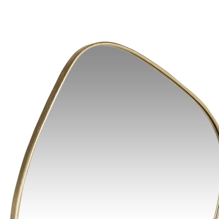 Miroir organique en métal doré 70x68-YUCA cropped-2