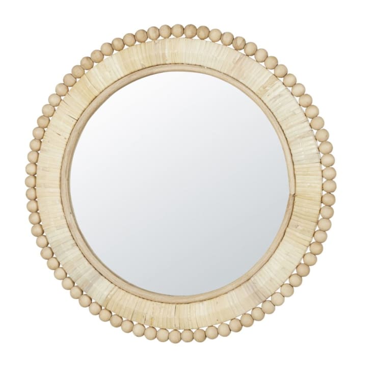 Miroir rond beige D35-ANTWERP