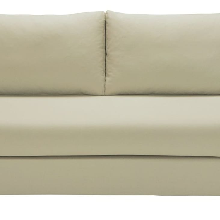 Modulare 2-Sitzer-Liegesessel, beige Stoff Terence
