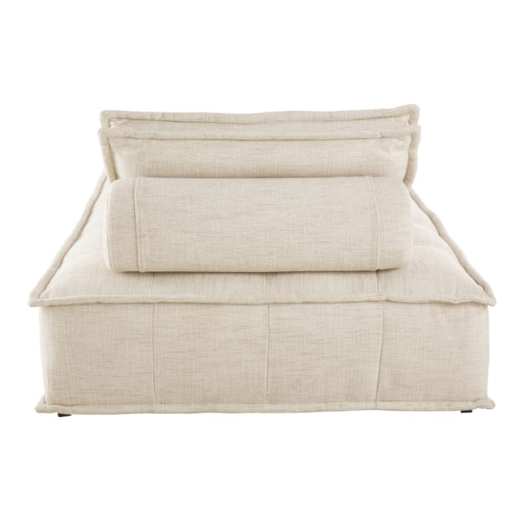 Modulare Chaiselongue, sandfarben-Elementary cropped-3